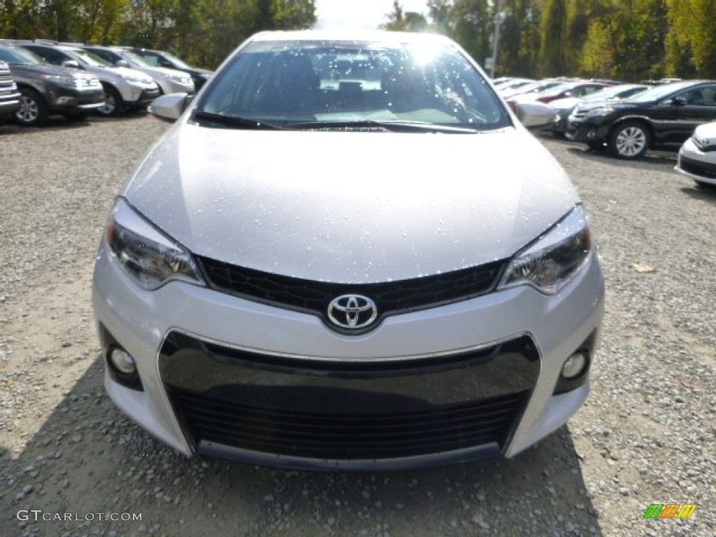 2014 Corolla S - Classic Silver Metallic / Black photo #8