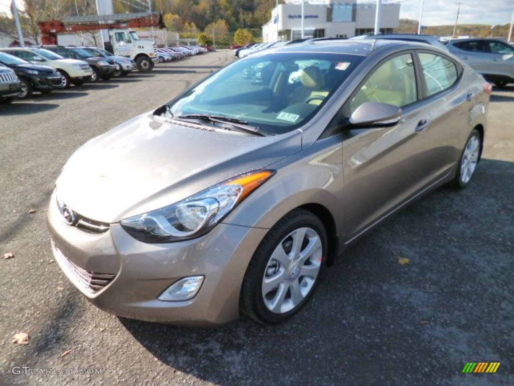 2013 Elantra Limited - Desert Bronze / Beige photo #3