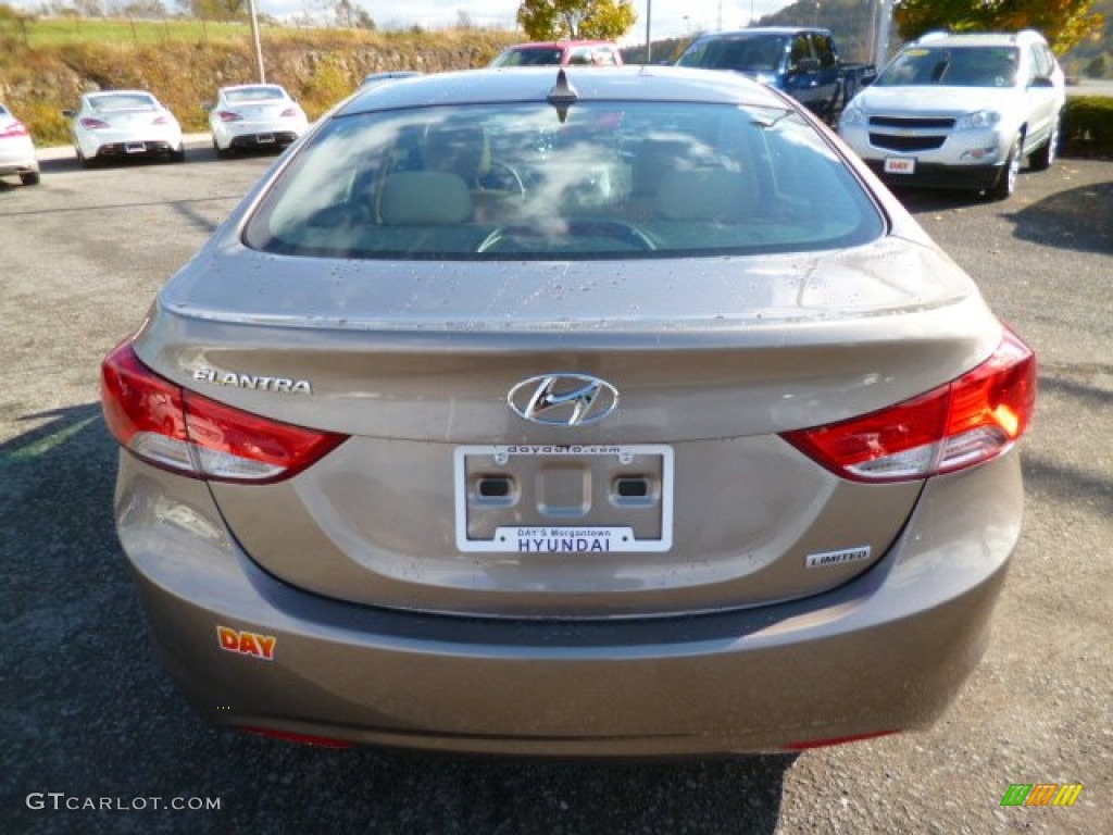 2013 Elantra Limited - Desert Bronze / Beige photo #5