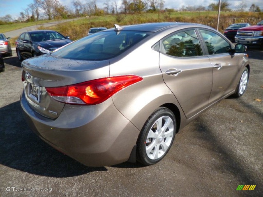 2013 Elantra Limited - Desert Bronze / Beige photo #6