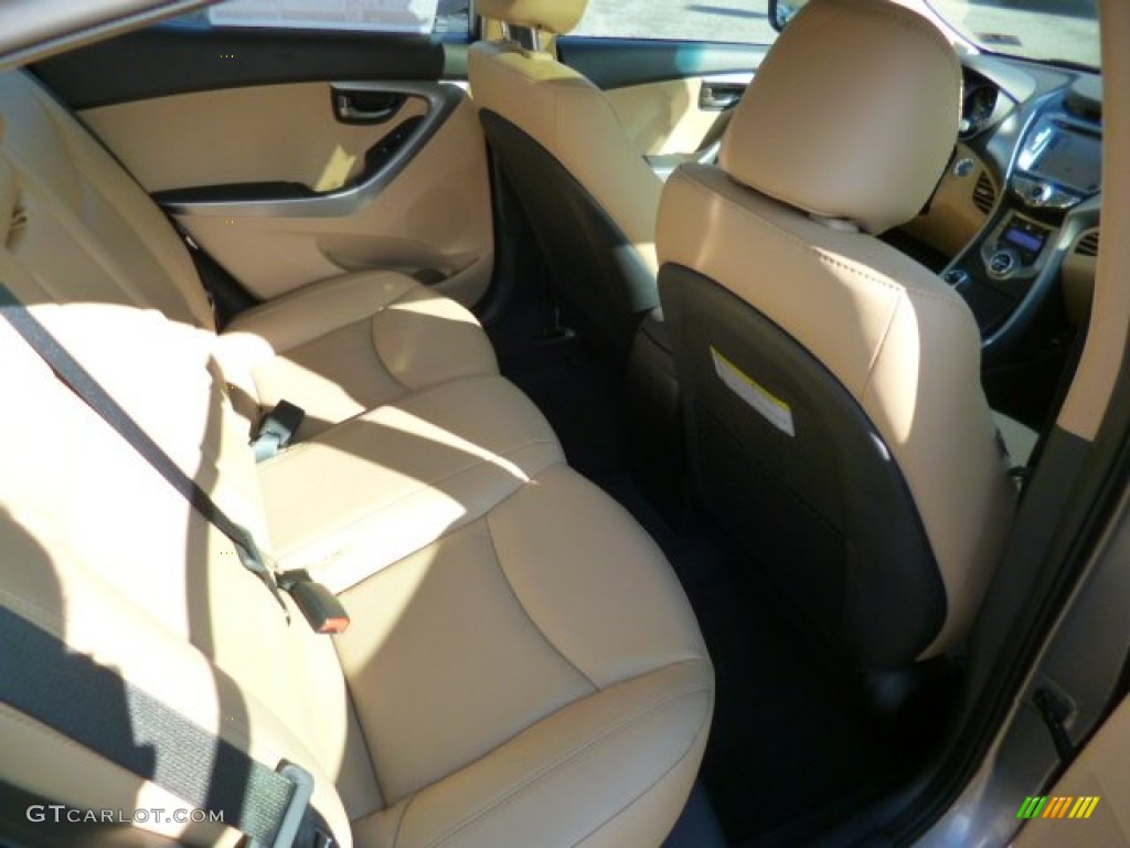 2013 Elantra Limited - Desert Bronze / Beige photo #11