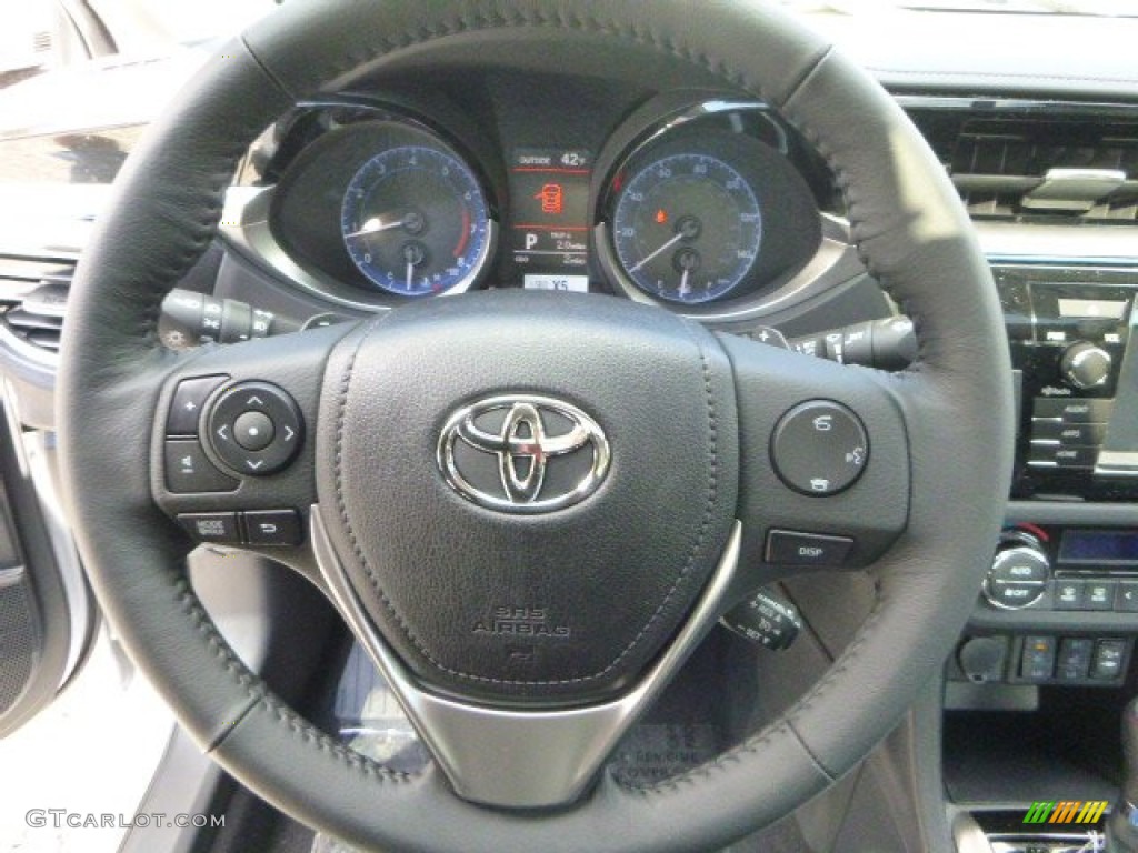 2014 Corolla S - Classic Silver Metallic / Black photo #17