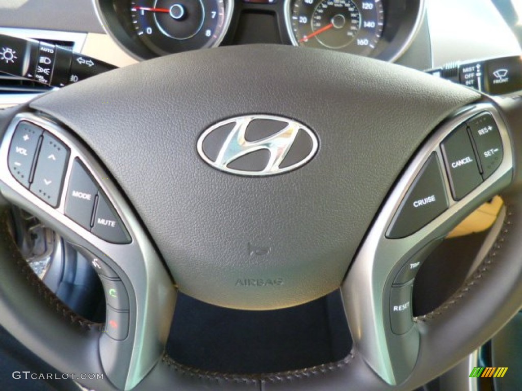 2013 Elantra Limited - Desert Bronze / Beige photo #17