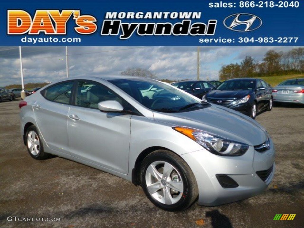 2013 Elantra GLS - Silver / Gray photo #1