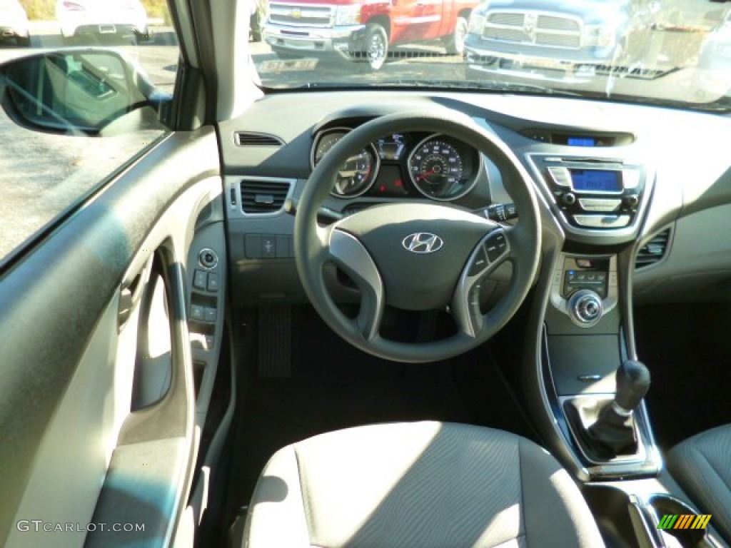 2013 Elantra GLS - Silver / Gray photo #13