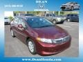 Crimson Pearl - Civic LX Sedan Photo No. 1