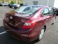 Crimson Pearl - Civic LX Sedan Photo No. 3