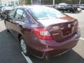 Crimson Pearl - Civic LX Sedan Photo No. 5