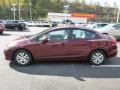 Crimson Pearl - Civic LX Sedan Photo No. 6
