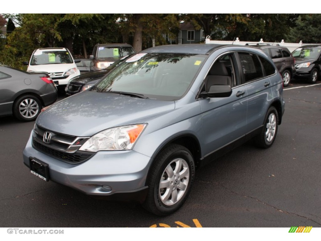 2011 CR-V SE 4WD - Glacier Blue Metallic / Gray photo #2