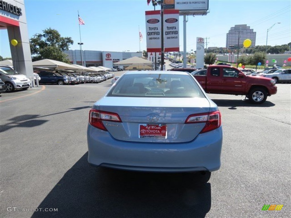 2012 Camry LE - Clearwater Blue Metallic / Ivory photo #6