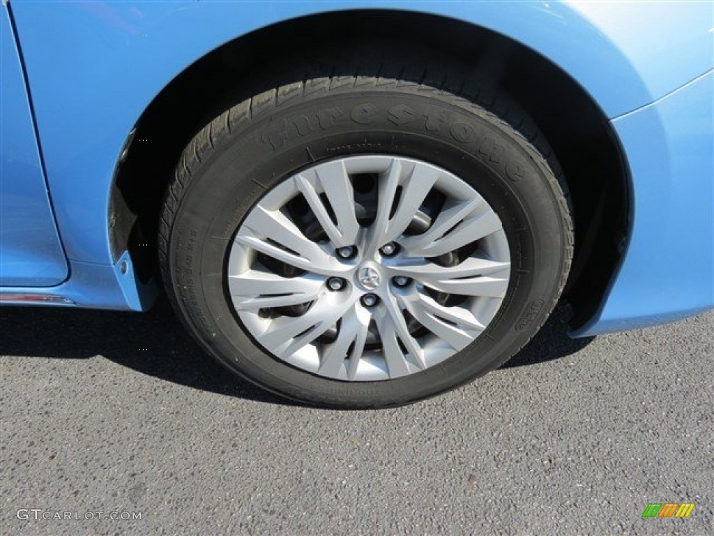 2012 Camry LE - Clearwater Blue Metallic / Ivory photo #9