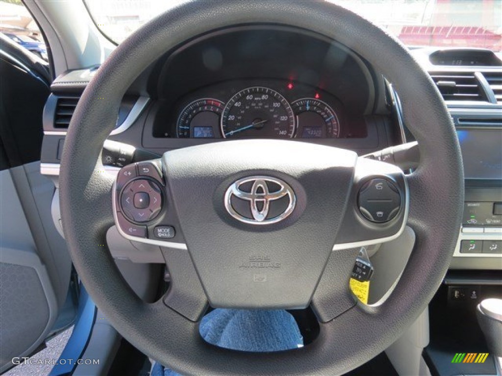 2012 Camry LE - Clearwater Blue Metallic / Ivory photo #17