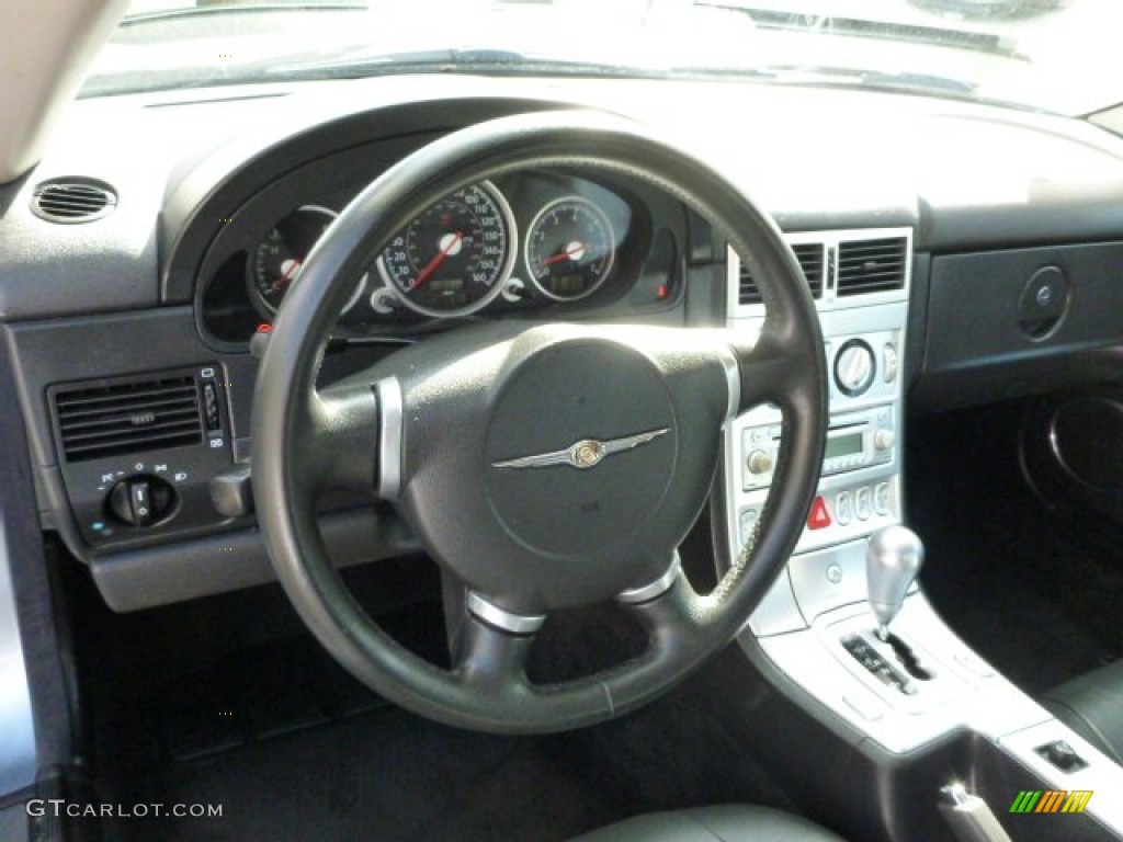 2004 Crossfire Limited Coupe - Sapphire Silver Blue Metallic / Dark Slate Gray photo #13