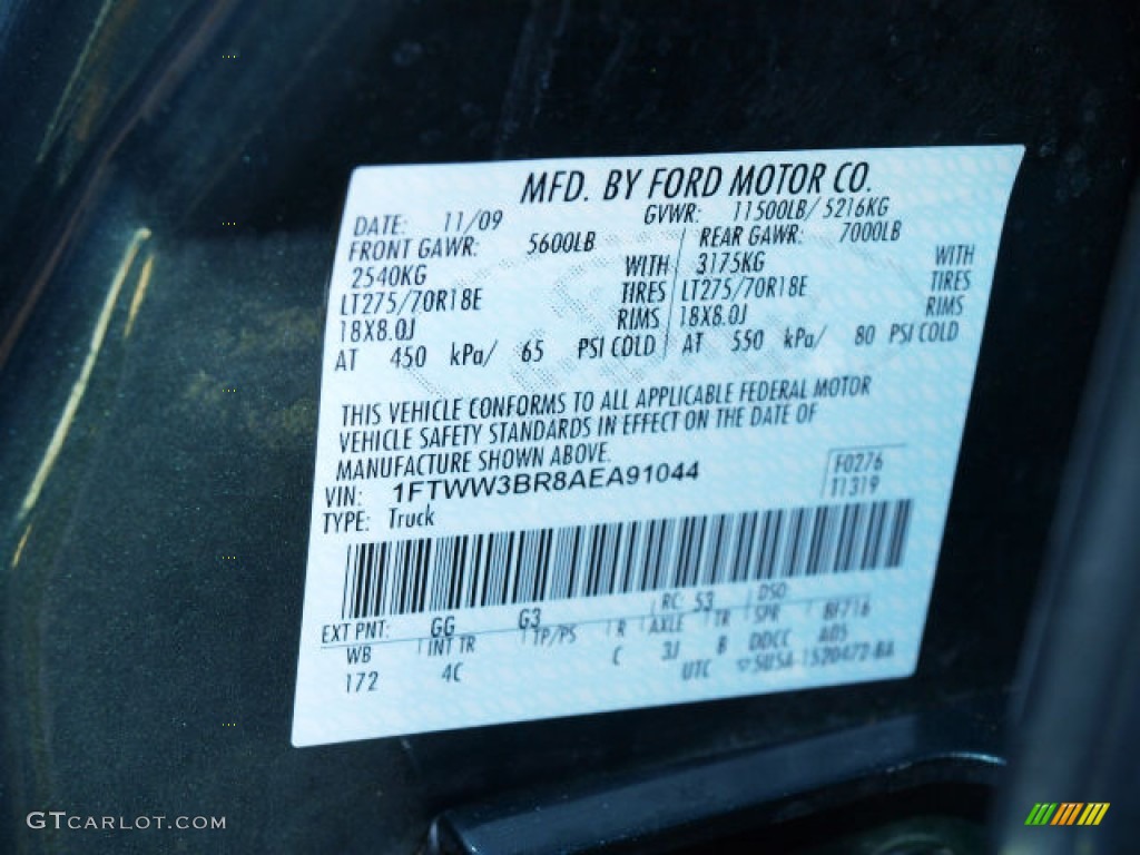 2010 F350 Super Duty Lariat Crew Cab 4x4 - Forest Green Metallic / Camel photo #17