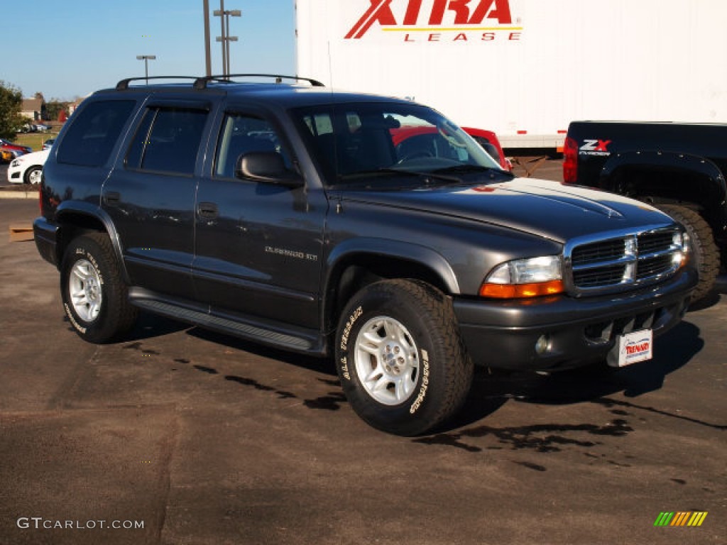 2001 Durango SLT 4x4 - Graphite Metallic / Dark Slate Gray photo #2
