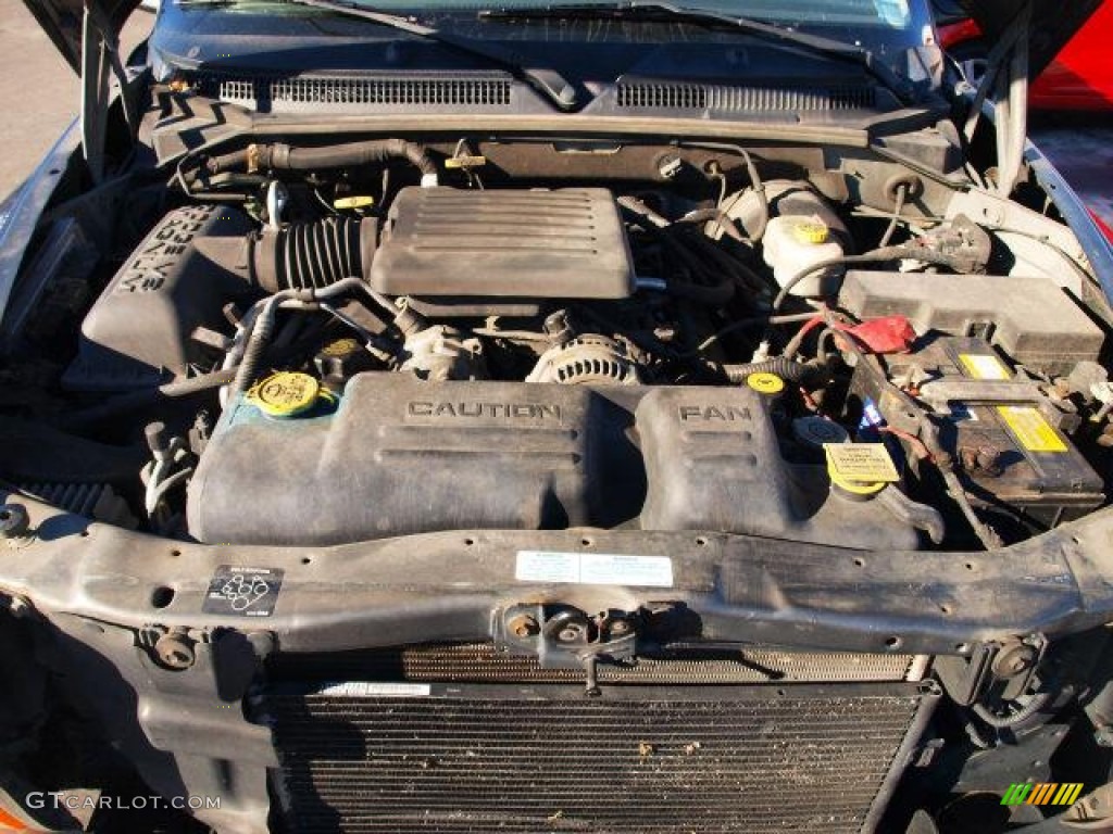 2001 Durango SLT 4x4 - Graphite Metallic / Dark Slate Gray photo #7