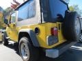 2004 Solar Yellow Jeep Wrangler Unlimited 4x4  photo #2