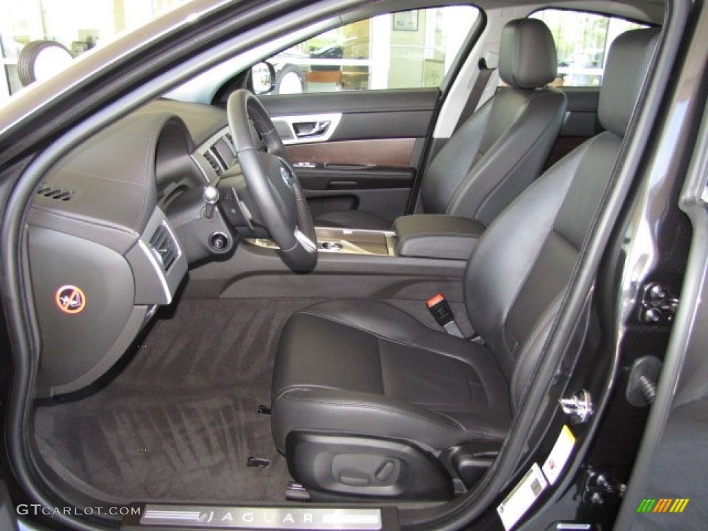 Warm Charcoal Interior 2013 Jaguar XF 3.0 Photo #87289704