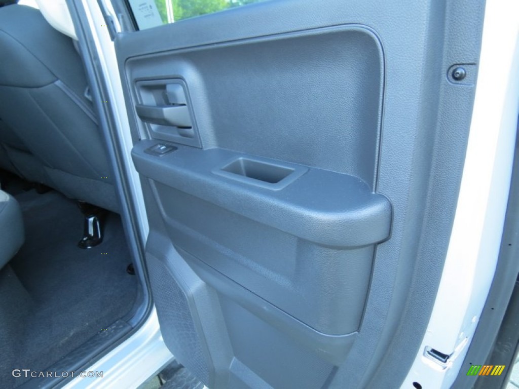 2012 Ram 1500 Express Quad Cab 4x4 - Bright Silver Metallic / Dark Slate Gray/Medium Graystone photo #21