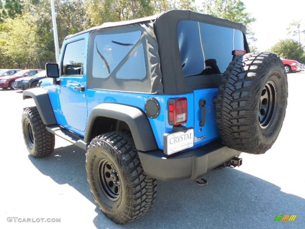 2012 Wrangler Sport 4x4 - Cosmos Blue / Black photo #3