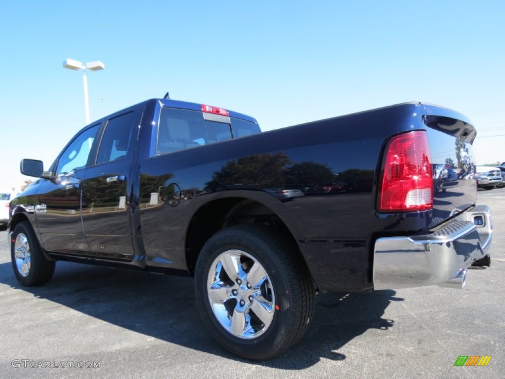 2014 1500 SLT Quad Cab - True Blue Pearl Coat / Black/Diesel Gray photo #2