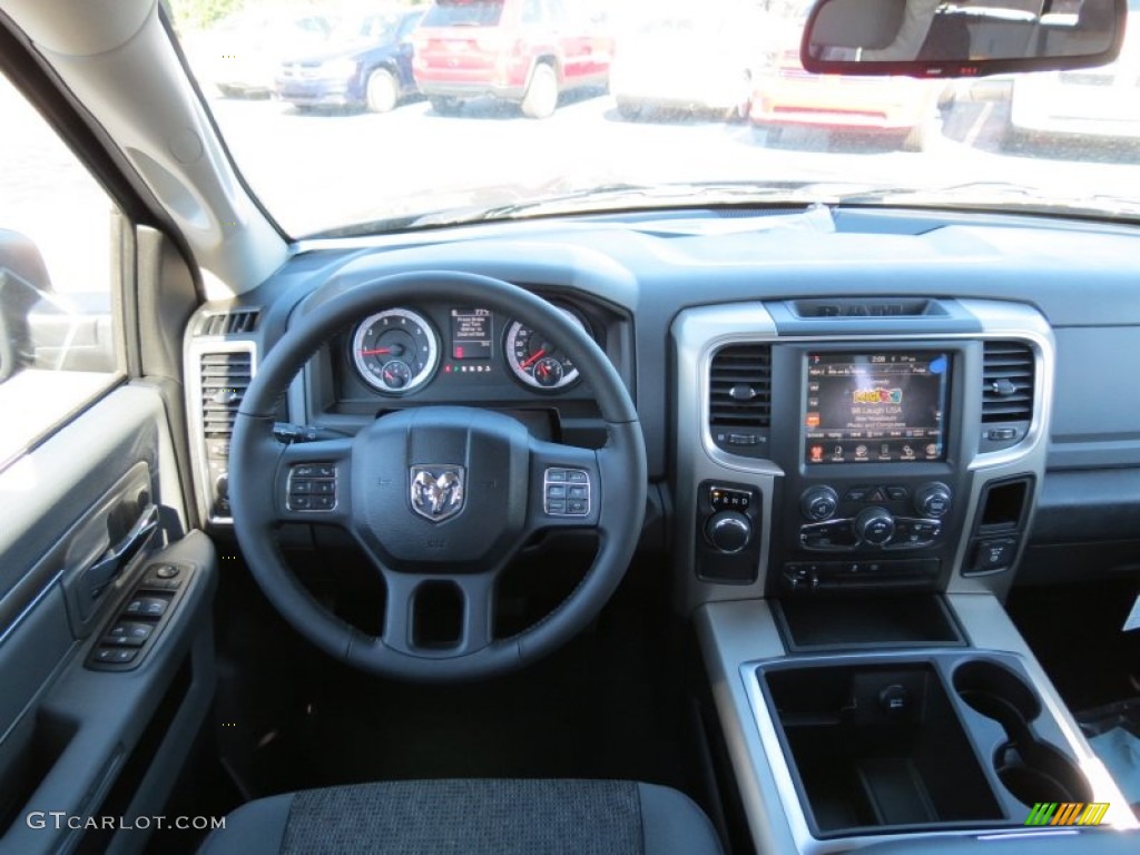 2014 1500 SLT Quad Cab - True Blue Pearl Coat / Black/Diesel Gray photo #9