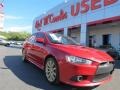 Rally Red Pearl 2009 Mitsubishi Lancer RALLIART