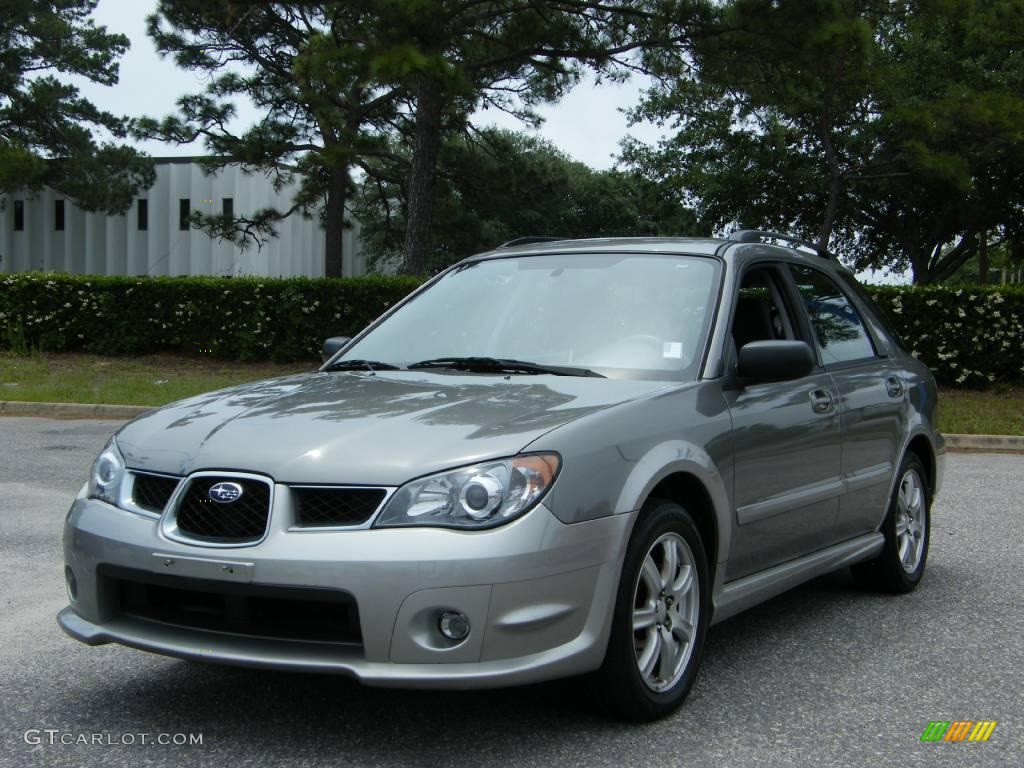 2006 Impreza Outback Sport Wagon - Steel Gray Metallic / Graphite Gray photo #1