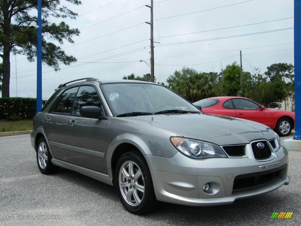 2006 Impreza Outback Sport Wagon - Steel Gray Metallic / Graphite Gray photo #7