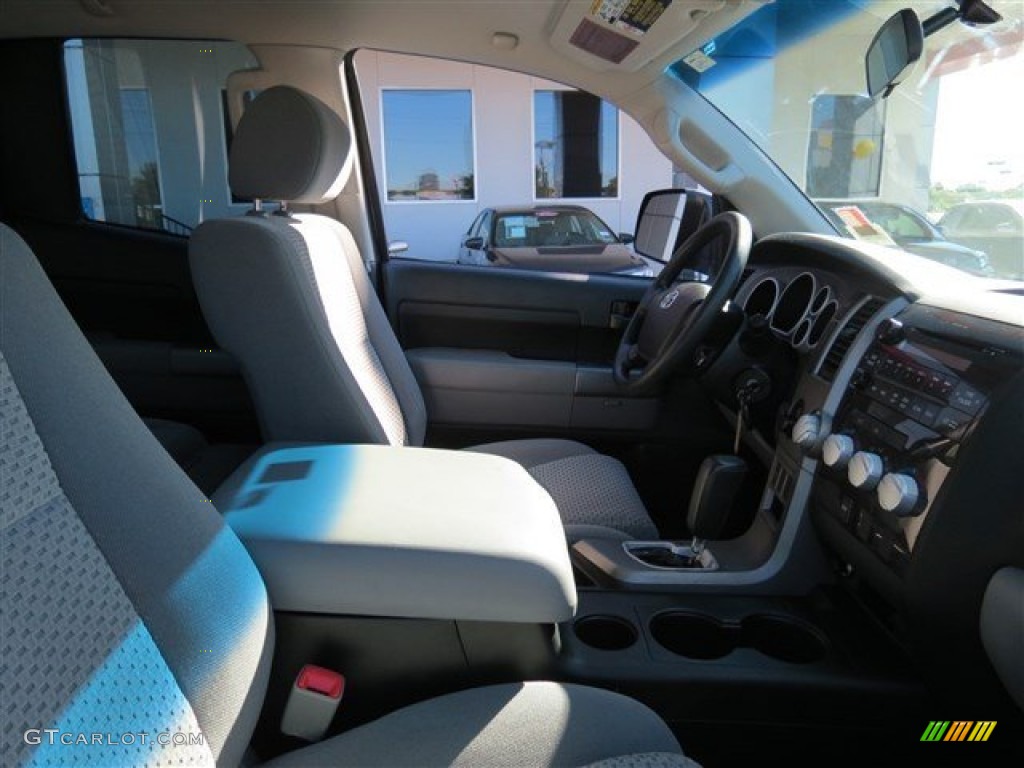 2010 Tundra Double Cab - Slate Gray Metallic / Graphite Gray photo #13