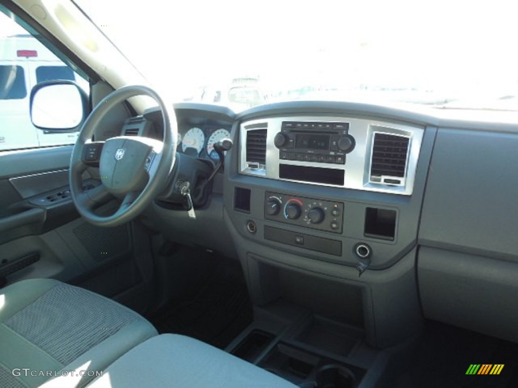 2008 Dodge Ram 1500 ST Mega Cab Medium Slate Gray Dashboard Photo #87294071