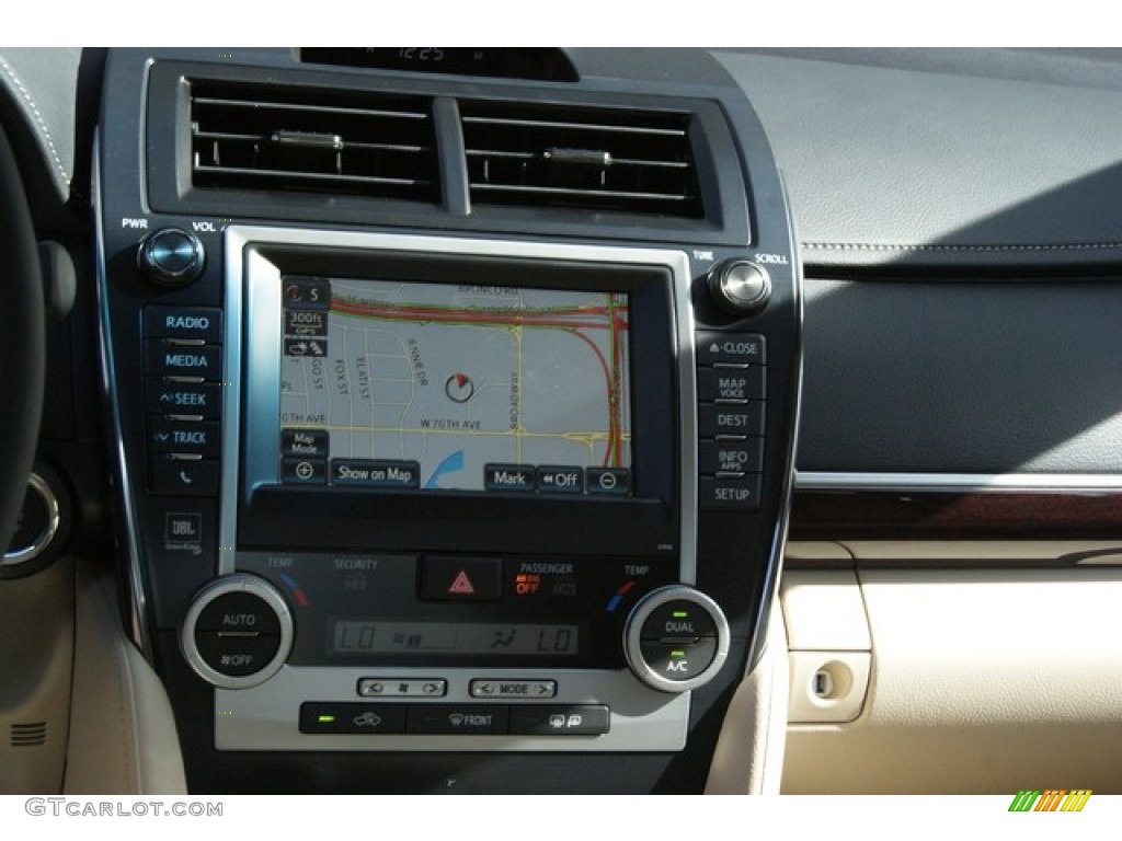 2014 Camry XLE V6 - Creme Brulee Metallic / Ivory photo #6