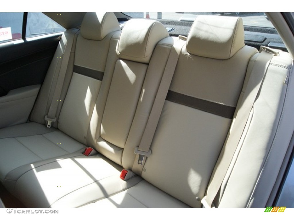 2014 Camry XLE V6 - Creme Brulee Metallic / Ivory photo #7