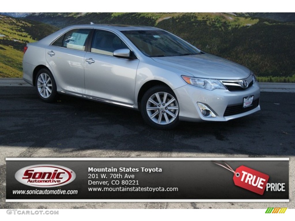 2014 Camry XLE V6 - Classic Silver Metallic / Ash photo #1