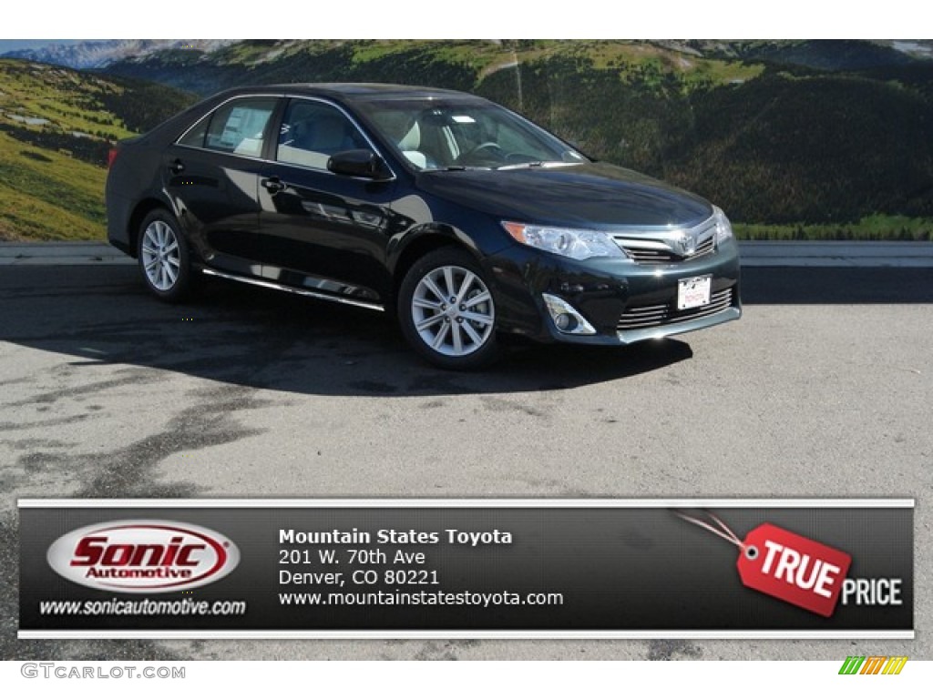 2014 Camry XLE V6 - Cosmic Gray Metallic / Ash photo #1