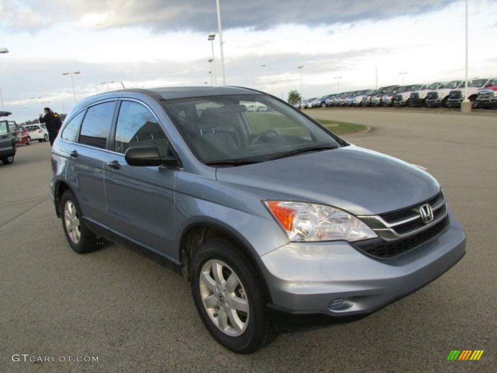 2011 CR-V SE 4WD - Glacier Blue Metallic / Gray photo #5