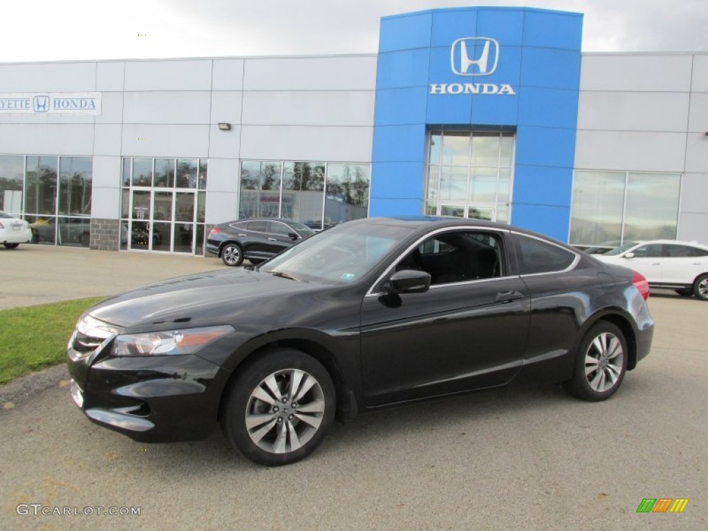 2011 Accord EX Coupe - Crystal Black Pearl / Black photo #1