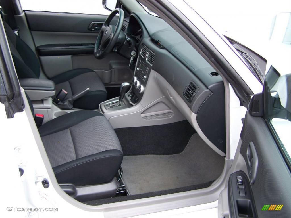 2008 Forester 2.5 X Sports - Aspen White / Anthracite Black photo #15
