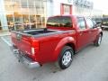 2013 Lava Red Nissan Frontier SV V6 Crew Cab 4x4  photo #7