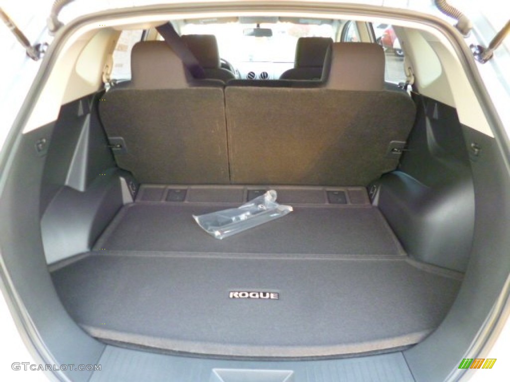 2013 Rogue S AWD - Frosted Steel / Black photo #12
