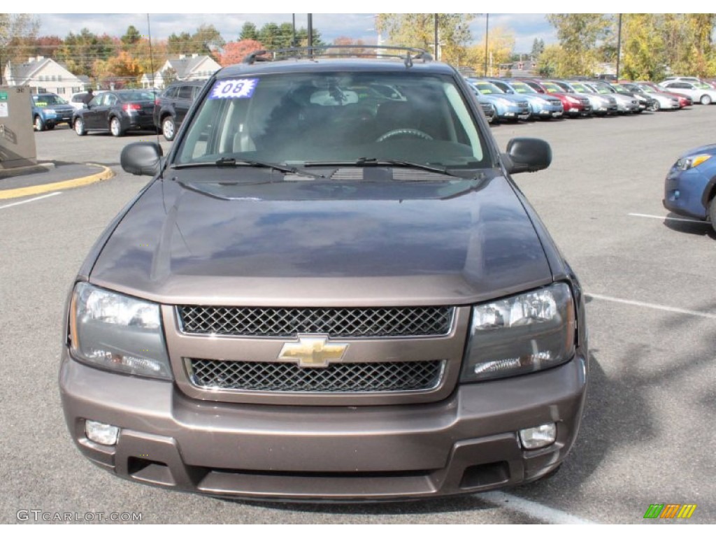 2008 TrailBlazer LT 4x4 - Desert Brown Metallic / Light Gray photo #2