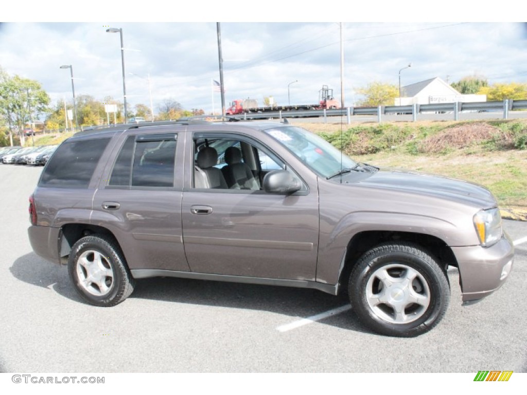 2008 TrailBlazer LT 4x4 - Desert Brown Metallic / Light Gray photo #4
