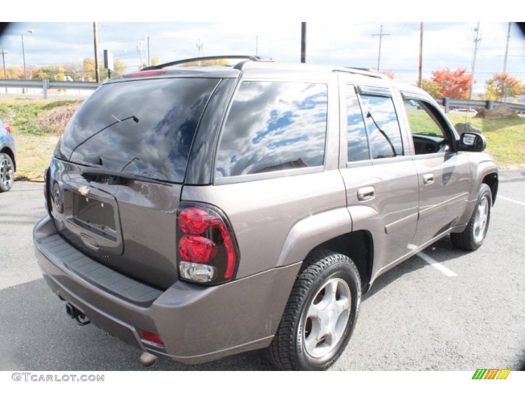 2008 TrailBlazer LT 4x4 - Desert Brown Metallic / Light Gray photo #6