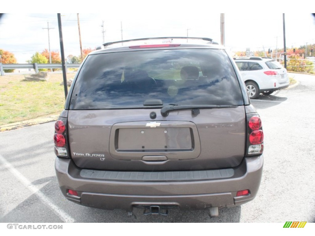 2008 TrailBlazer LT 4x4 - Desert Brown Metallic / Light Gray photo #7
