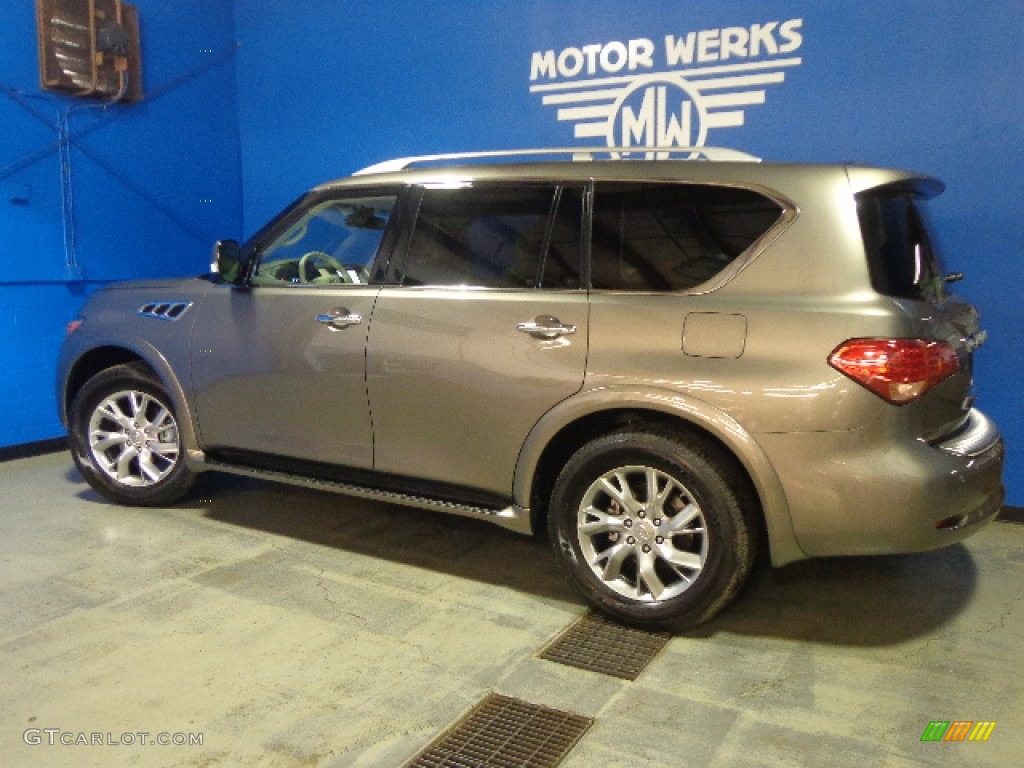 2013 QX 56 4WD - Smoky Quartz / Wheat photo #4