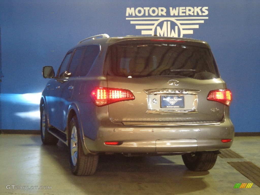 2013 QX 56 4WD - Smoky Quartz / Wheat photo #5