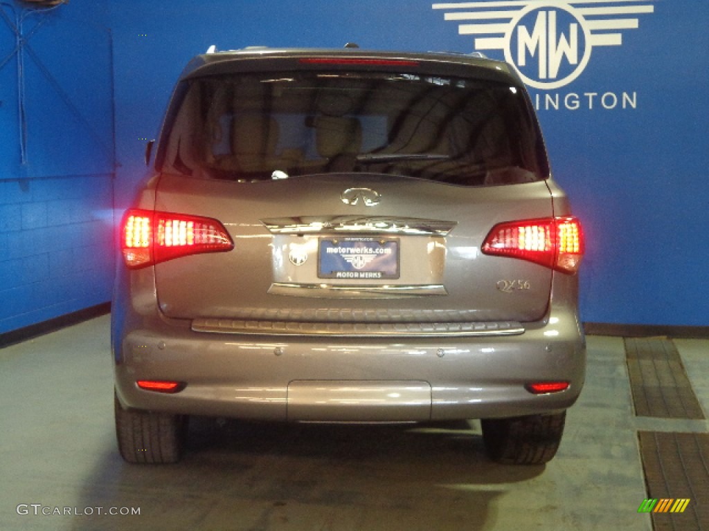 2013 QX 56 4WD - Smoky Quartz / Wheat photo #6