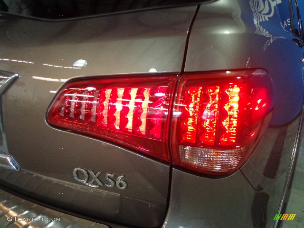 2013 QX 56 4WD - Smoky Quartz / Wheat photo #11