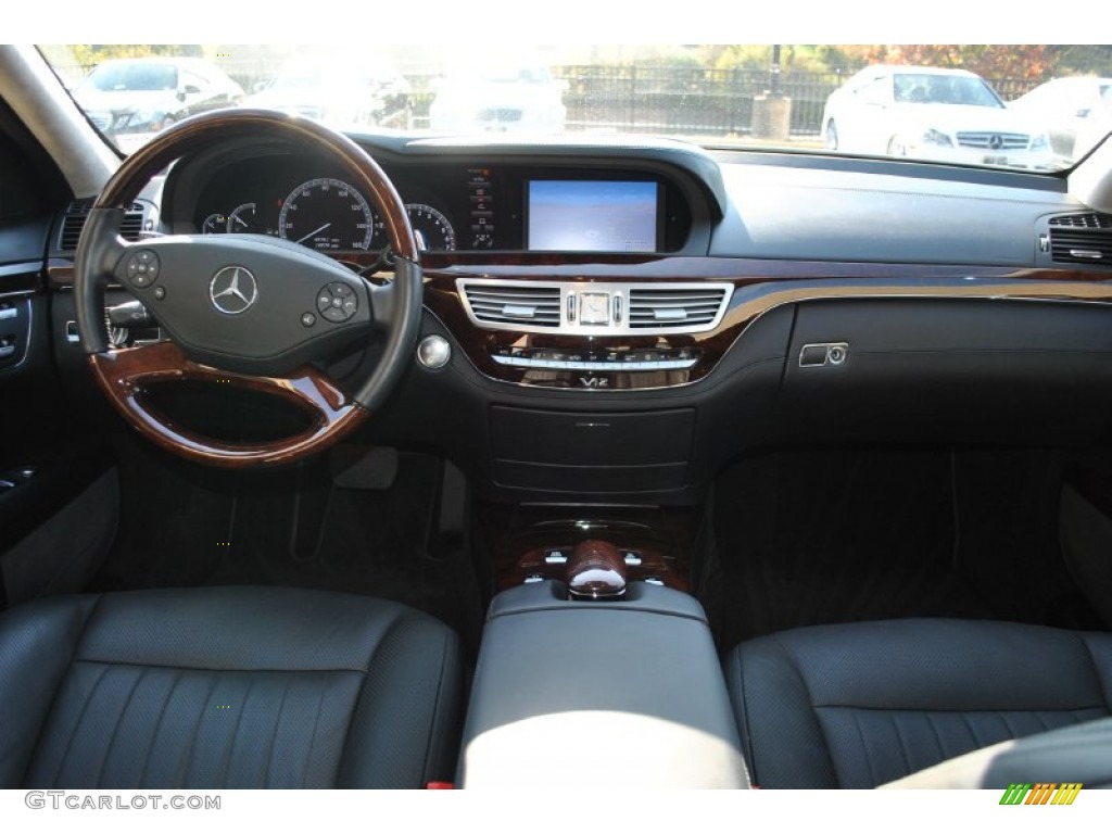 2010 Mercedes-Benz S 600 Sedan Black Dashboard Photo #87298989